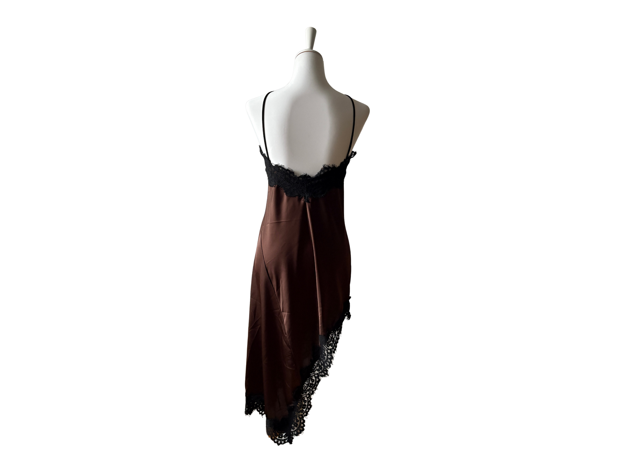 Ciara Satin & Lace Dress