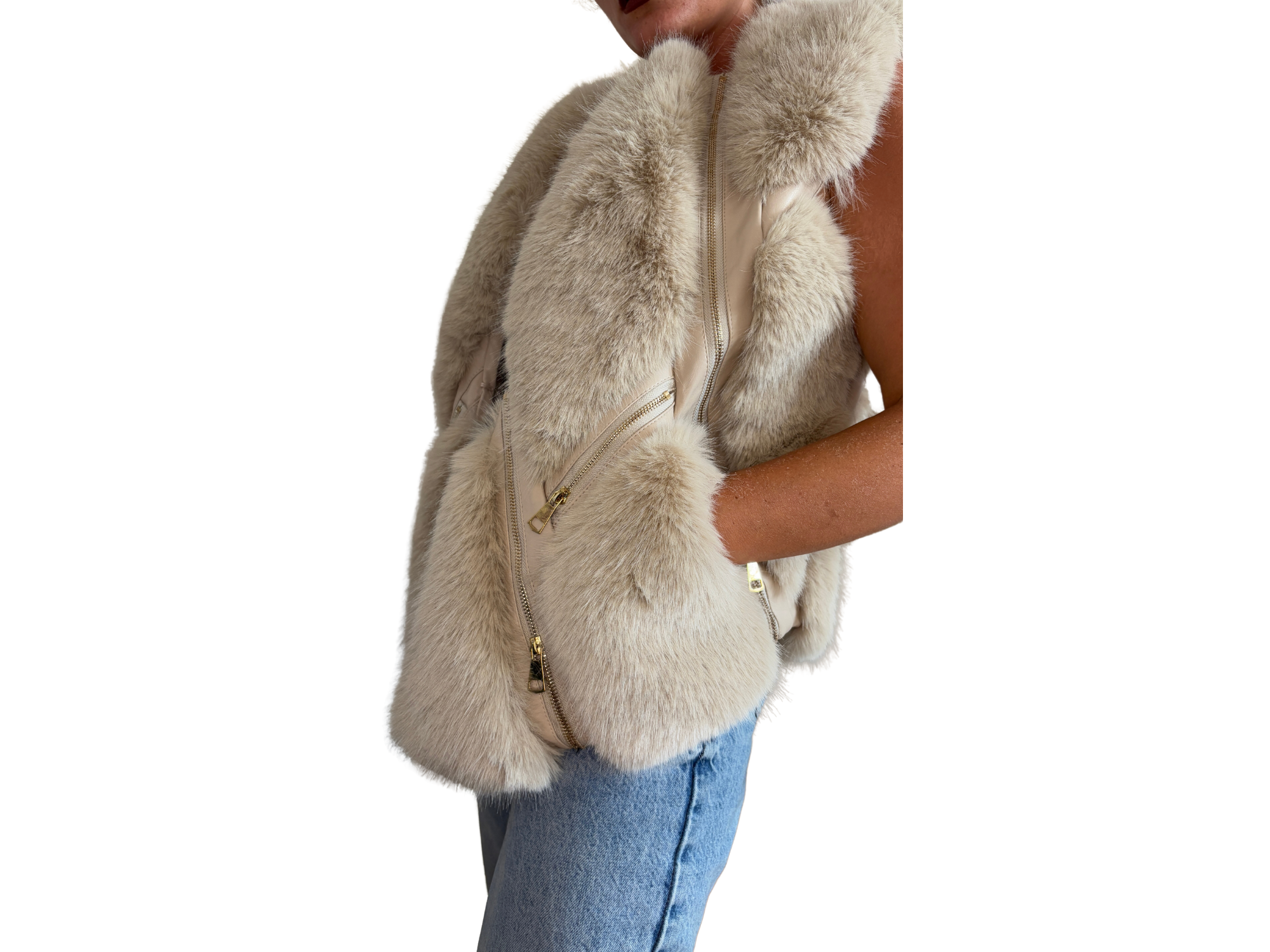 Leilah Faux Fur Vest