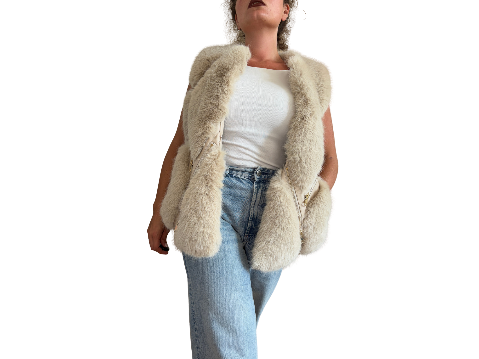 Leilah Faux Fur Vest