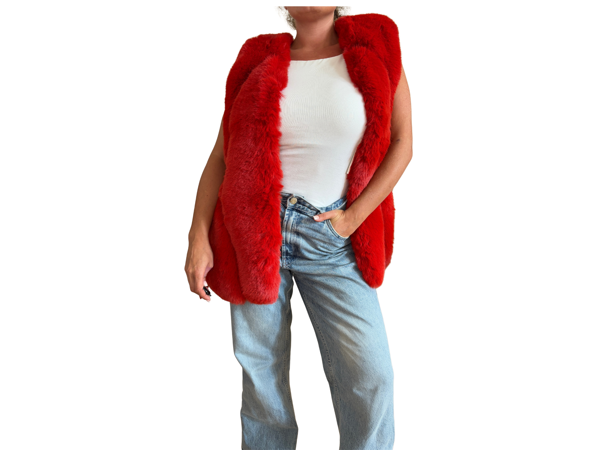 Giulia Faux Fur Vest