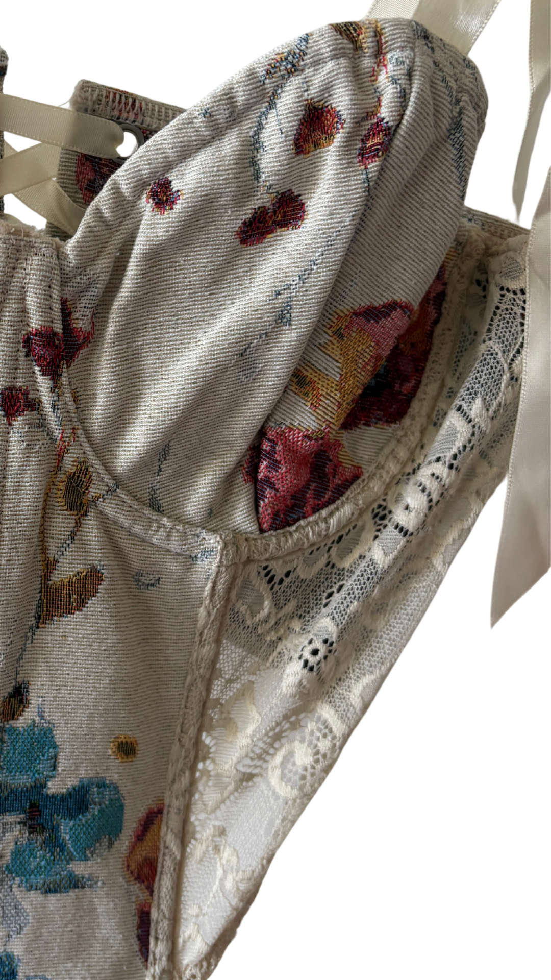 Romantic Denim Corset