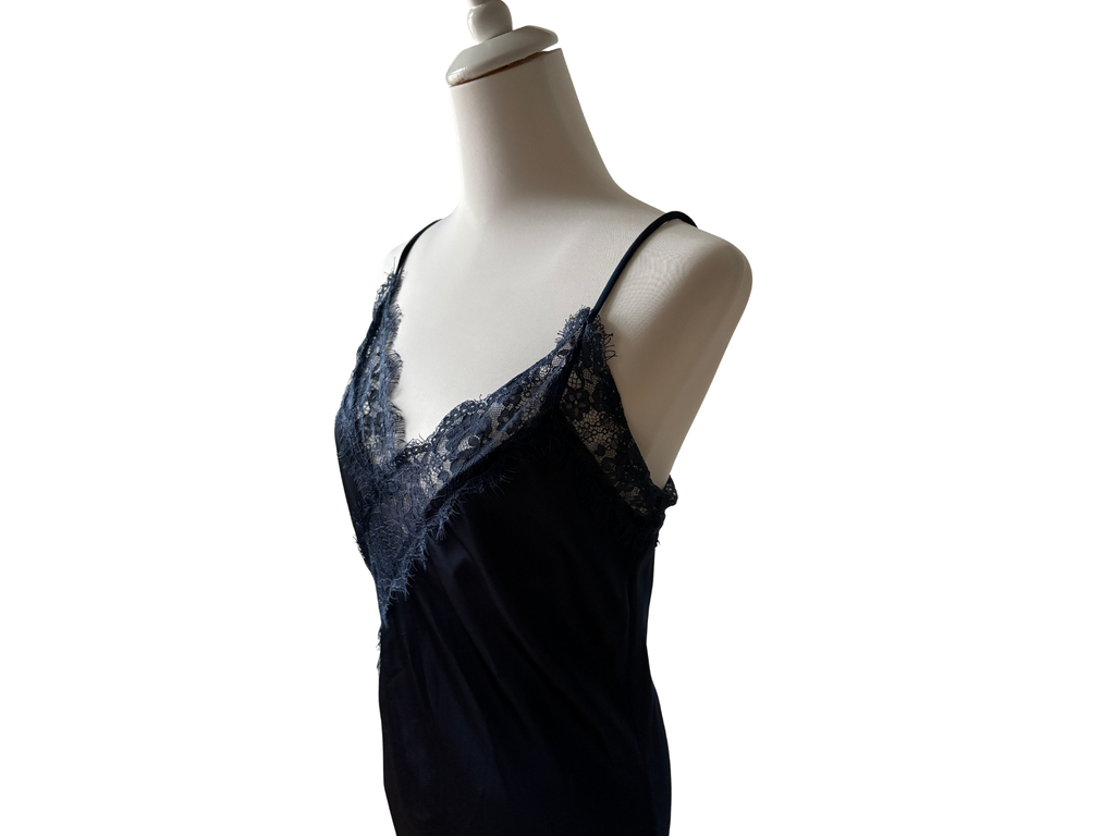 Clara Satin Lace Dress