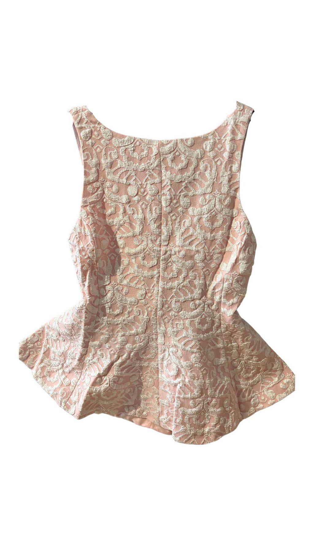 Vintage-Inspired Ribbon Back Top – Available in Yellow & Pink (Sizes S-M / M-L)