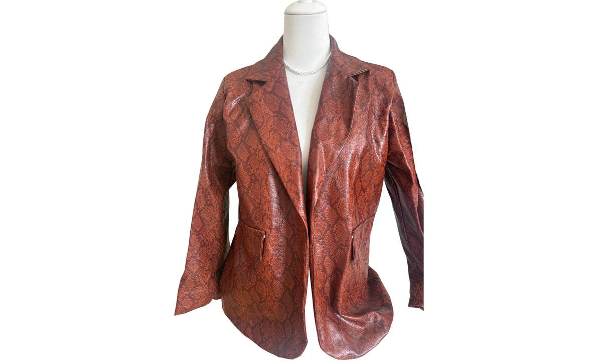 🐍 Python Belted Blazer