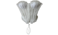 Corset with delicate polka dots