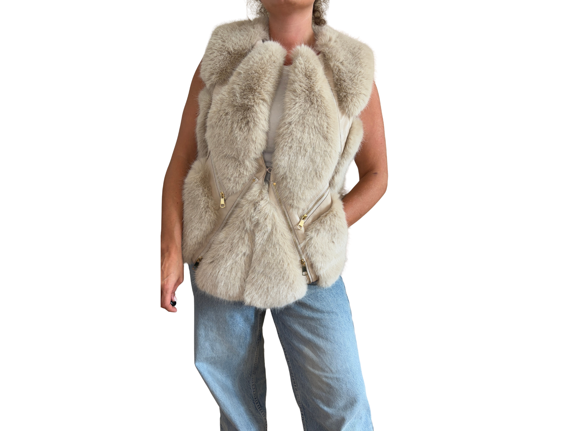 Leilah Faux Fur Vest