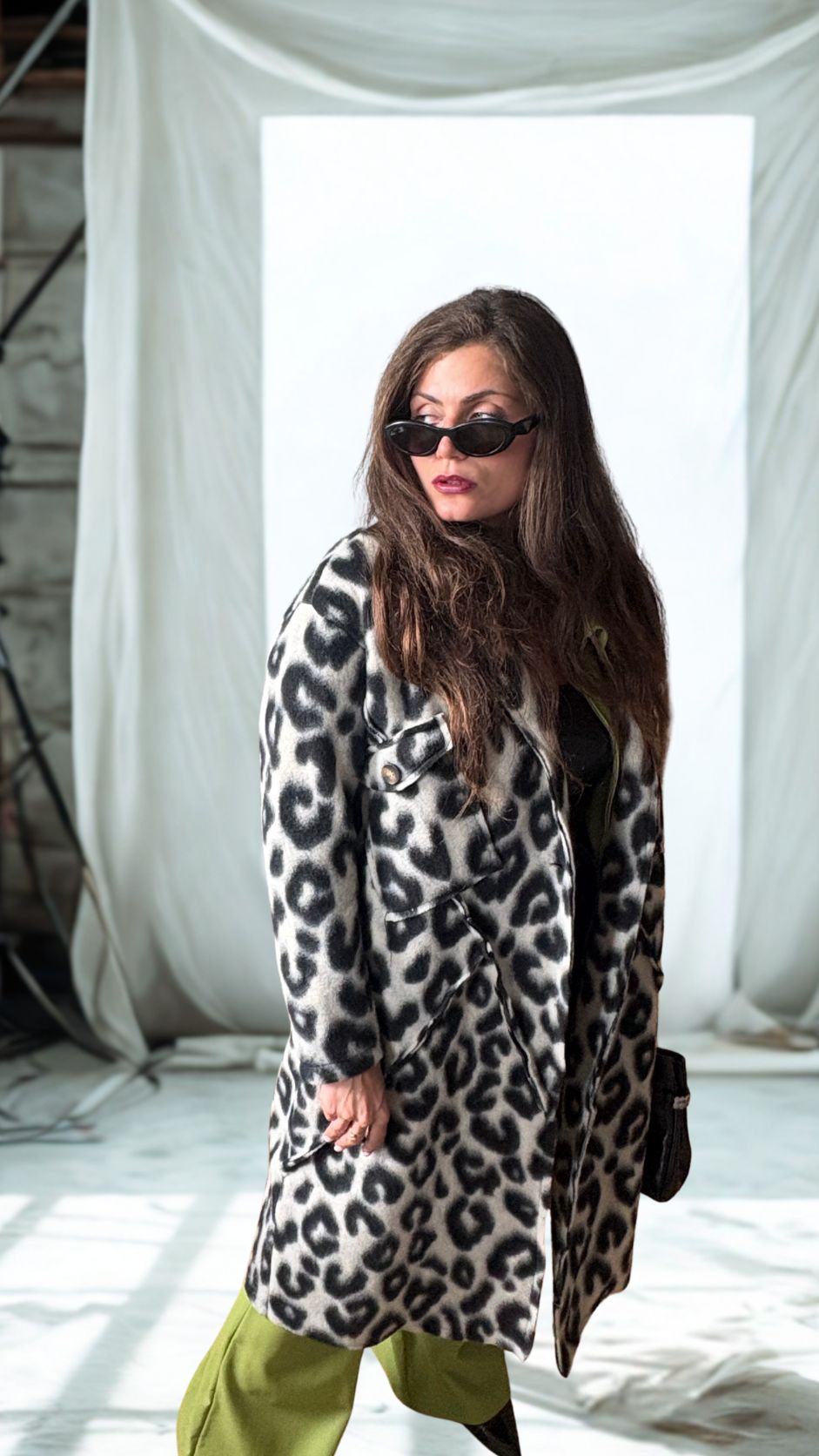 Long Cheetah Coat