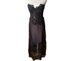 Cecile Satin & Lace Skirt