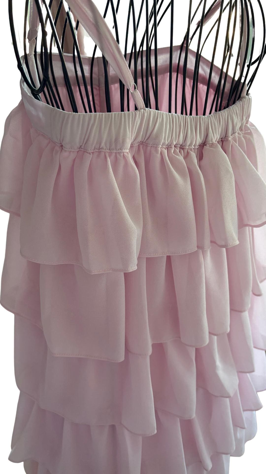 Vintage Ruffle Dream Dress – Pastel Pink or Yellow | S-M & M-L Sizes | EU 42 Max