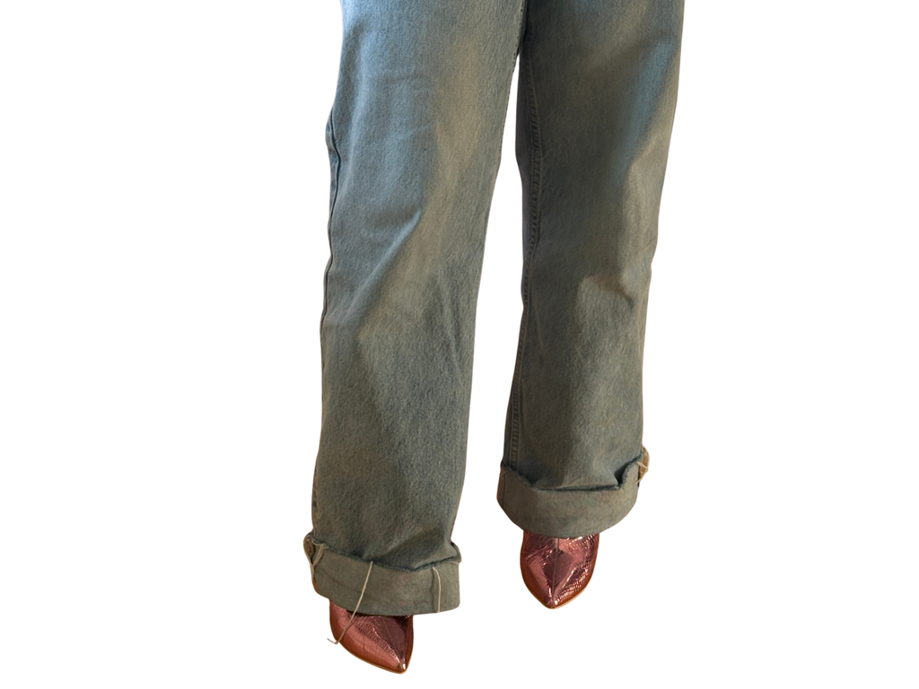 Holo Mary – Metallic Ankle Boots