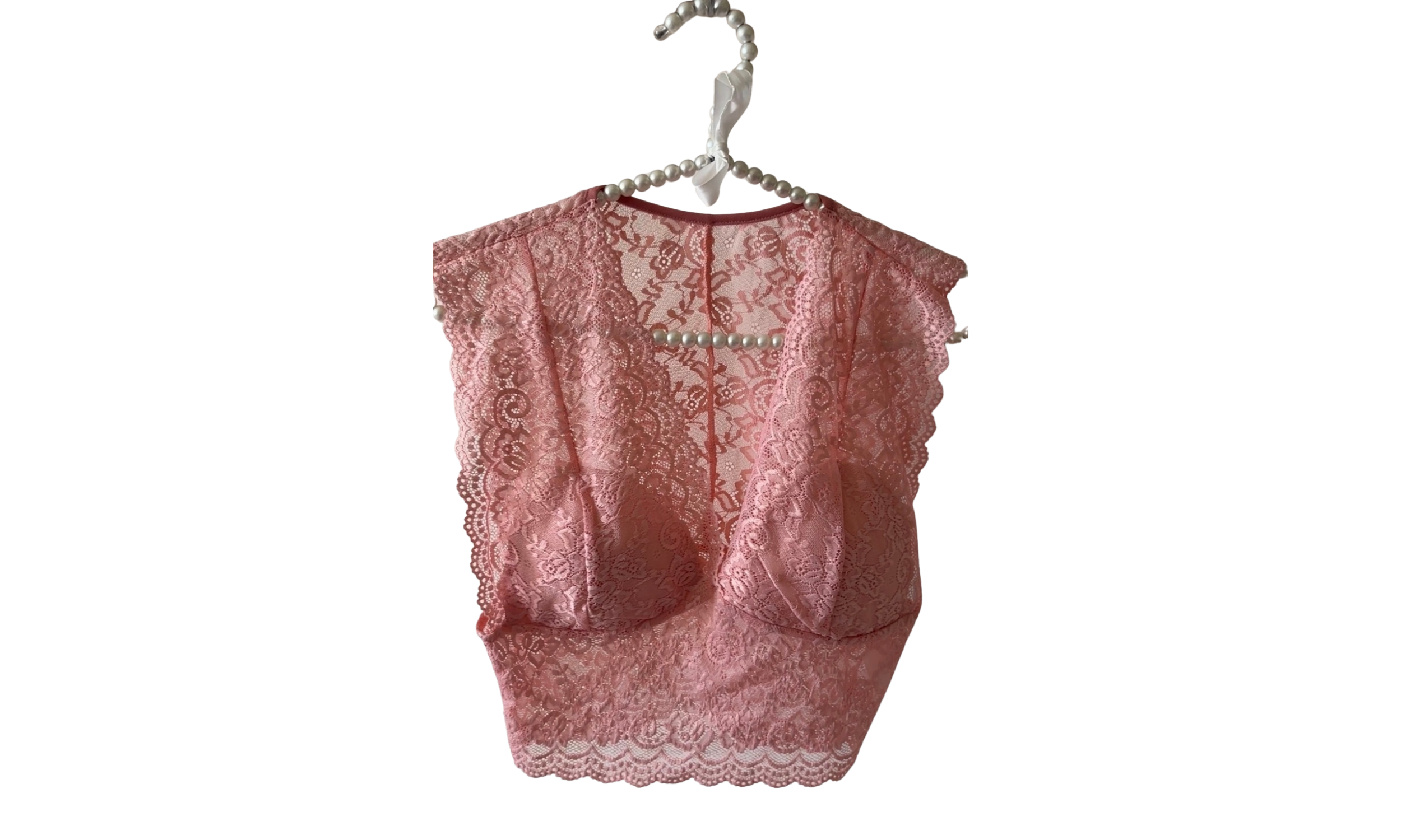 Lace hug top 🩷