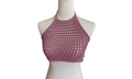 Laminated Shimmer Halter Top 🪩💕
