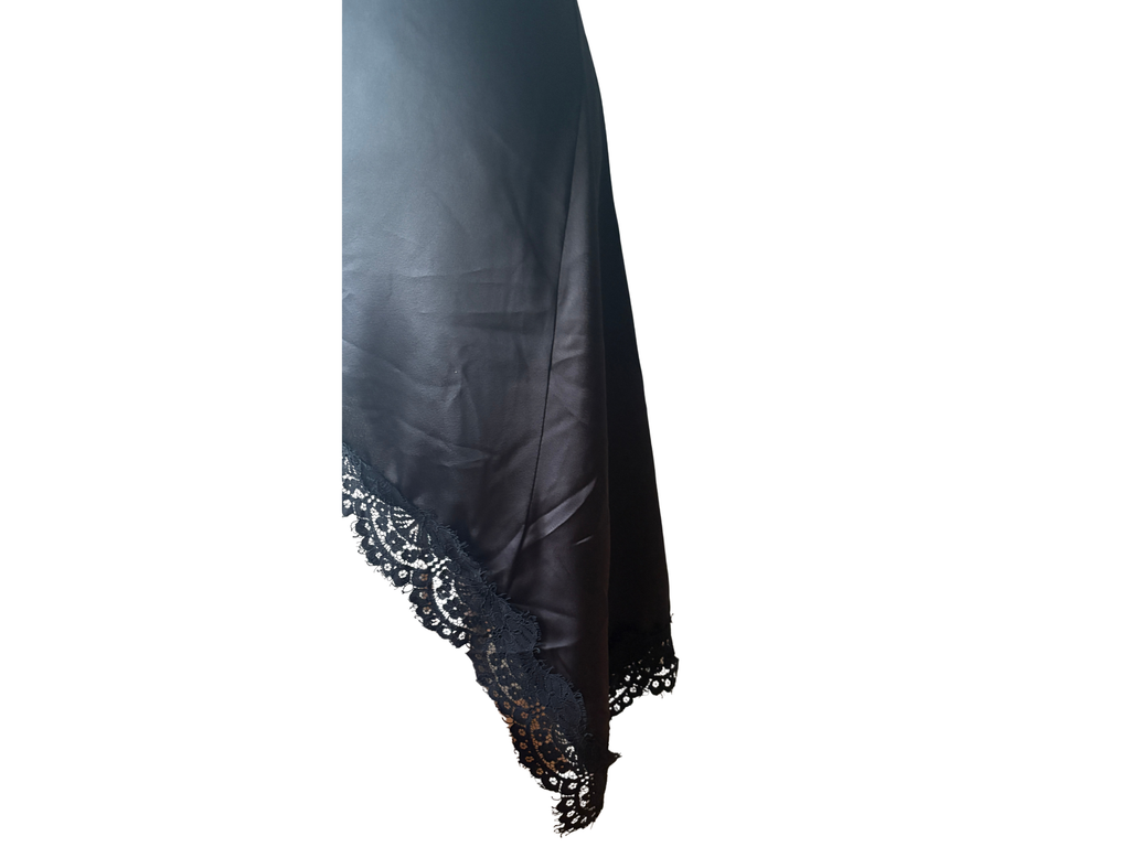 Ciara Satin & Lace Dress