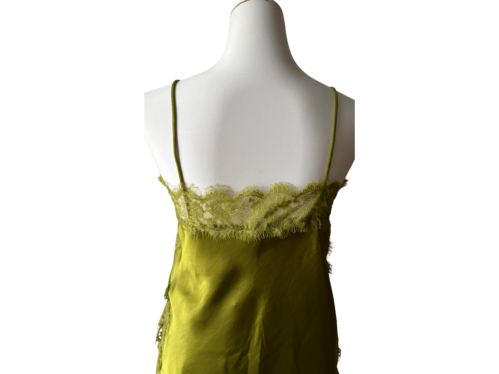 Camila Satin Lace Top