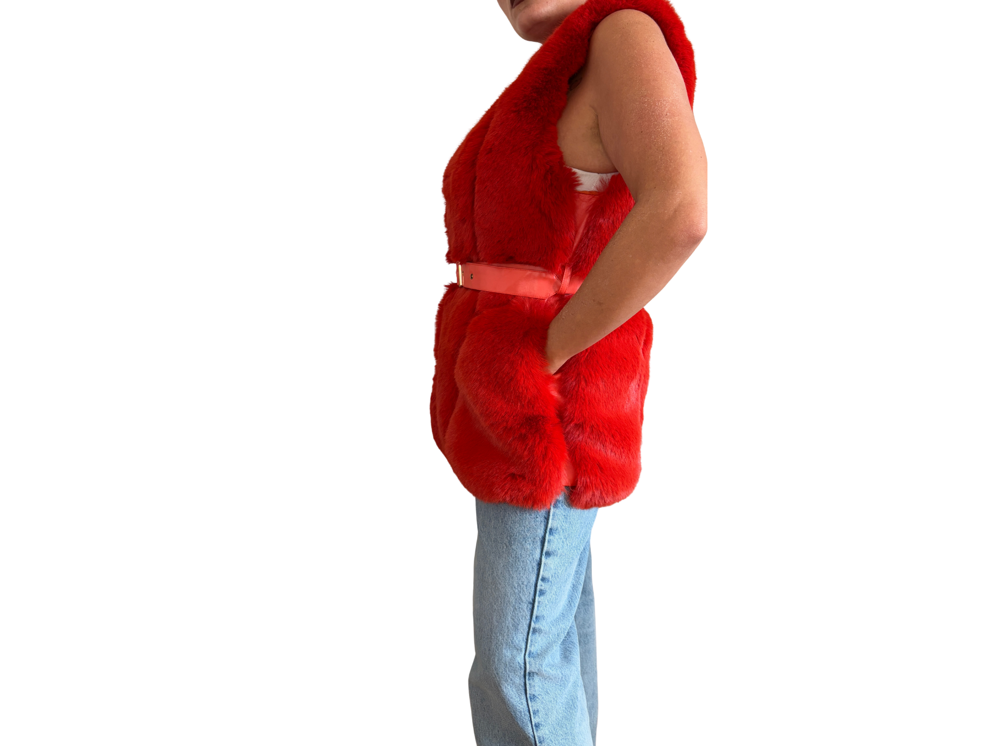 Giulia Faux Fur Vest