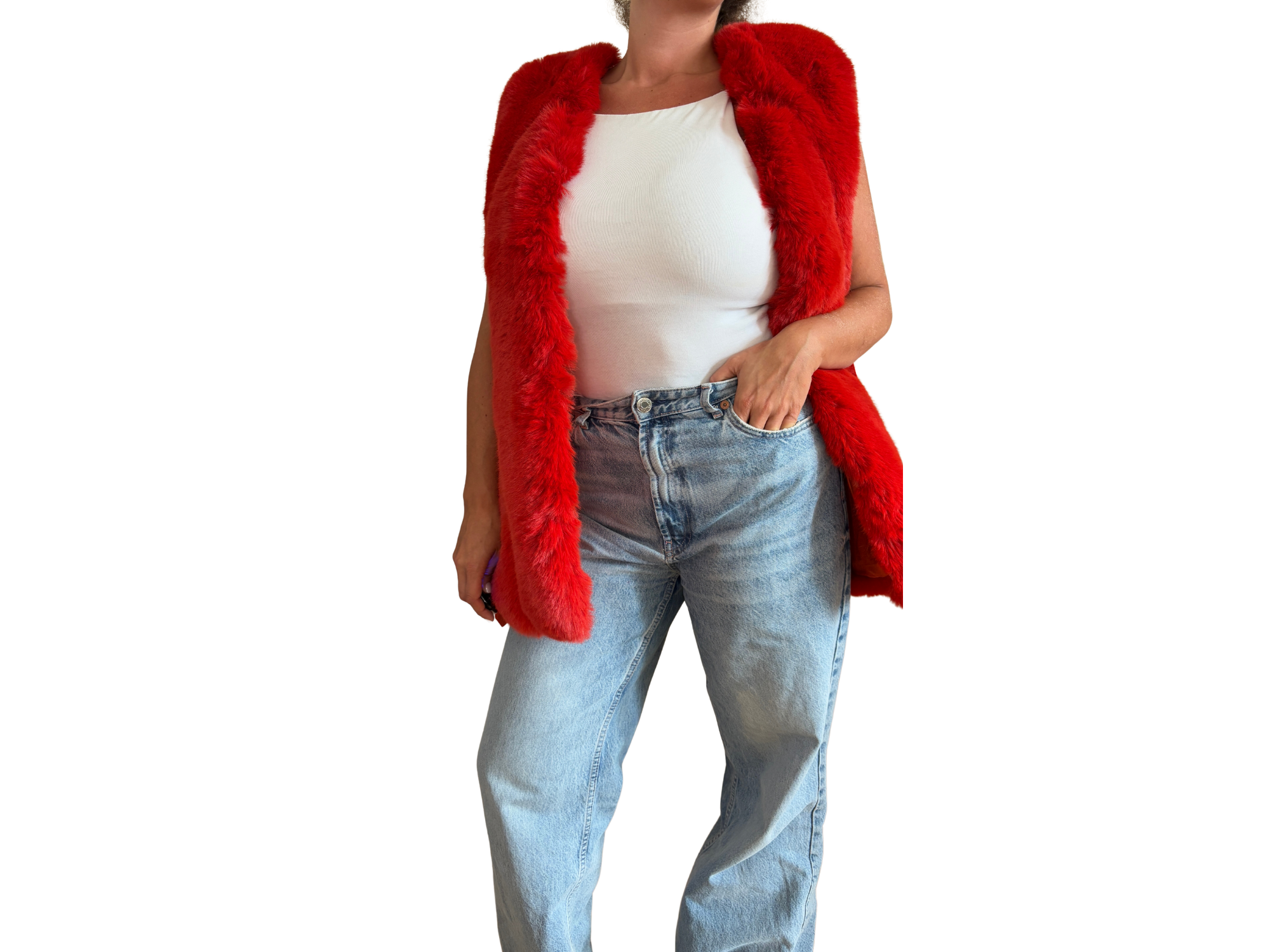 Giulia Faux Fur Vest