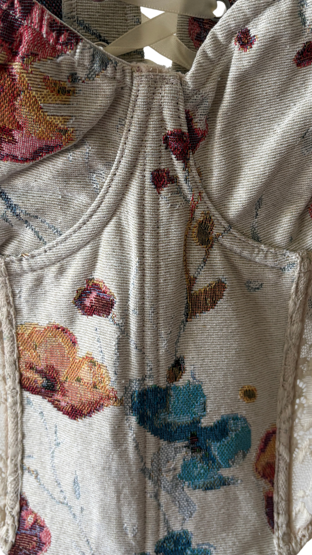 Romantic Denim Corset