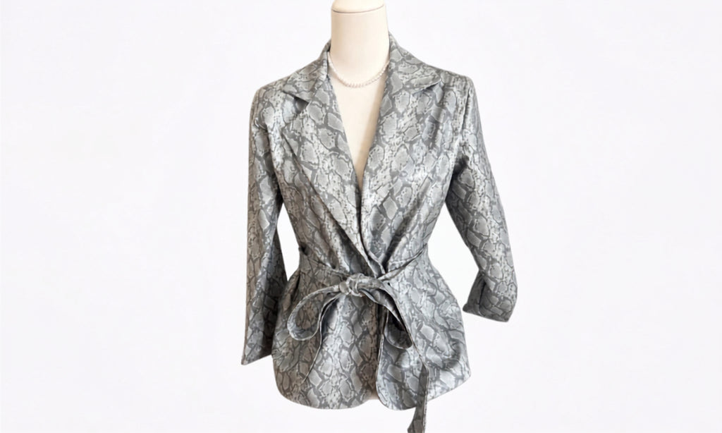 🐍 Python Belted Blazer