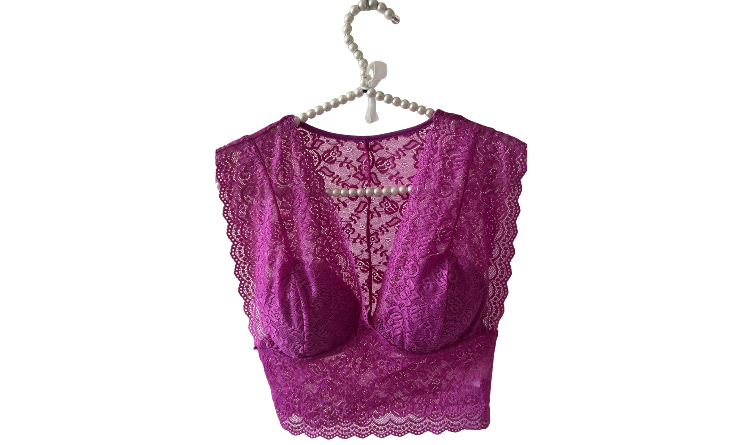 Lace hug top 🩷