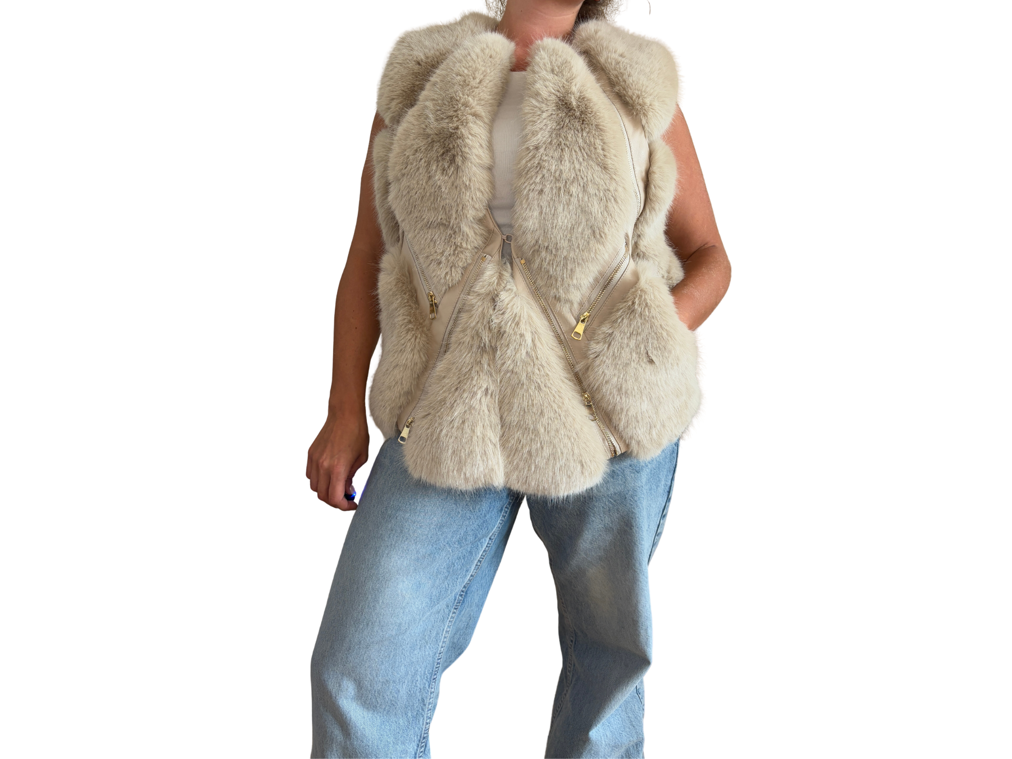 Leilah Faux Fur Vest