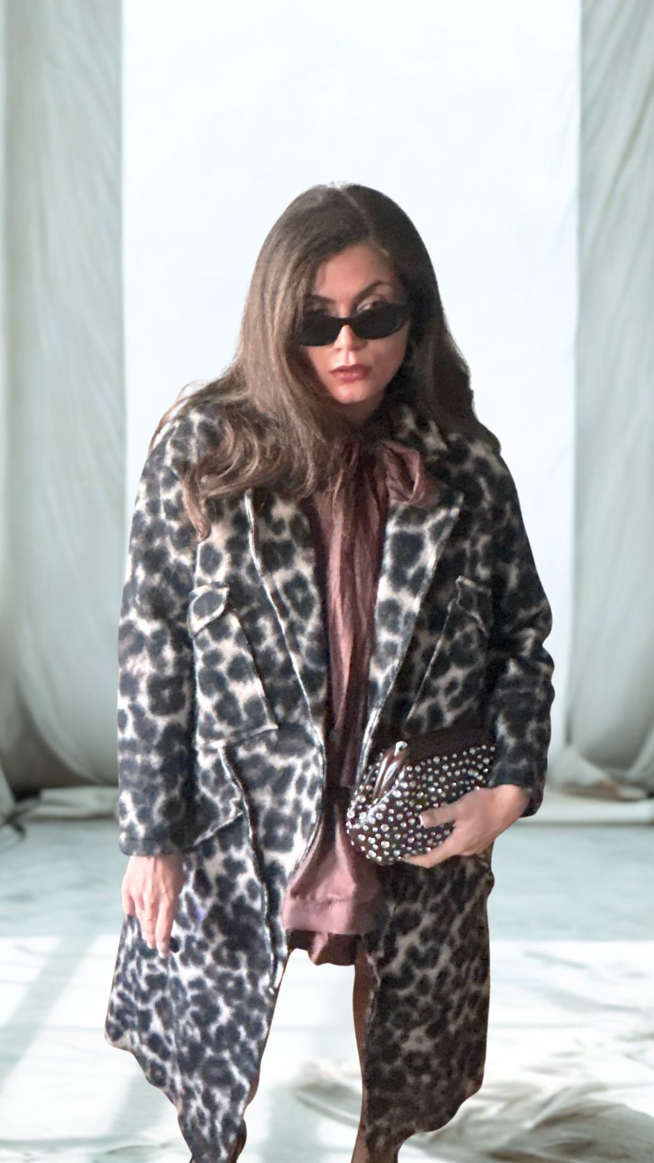 Long Cheetah Coat