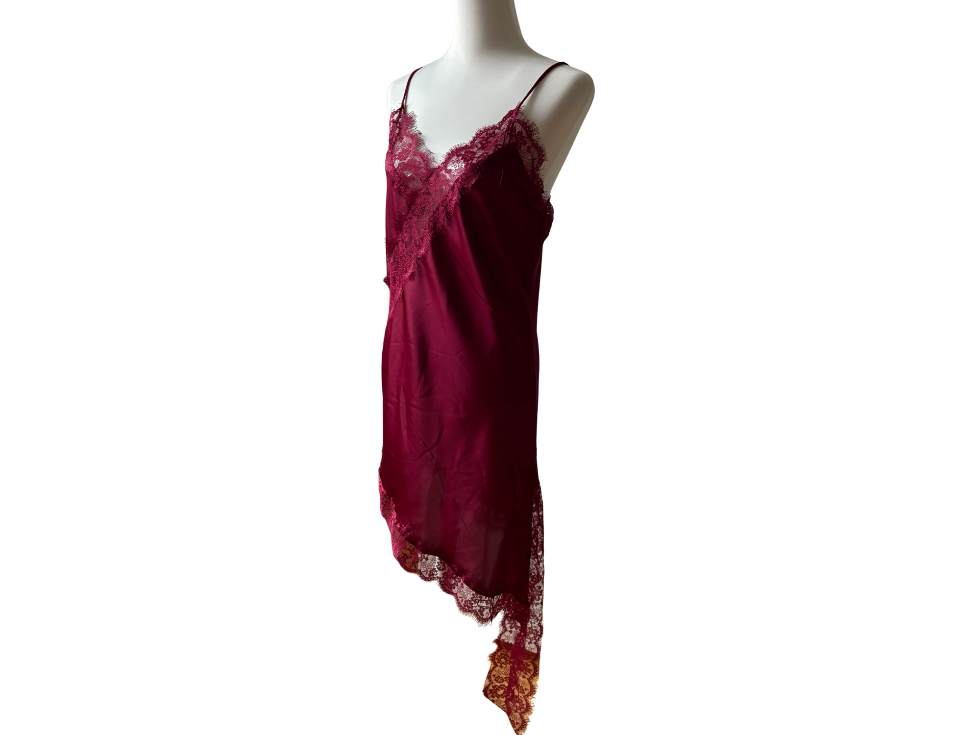 Clara Satin Lace Dress