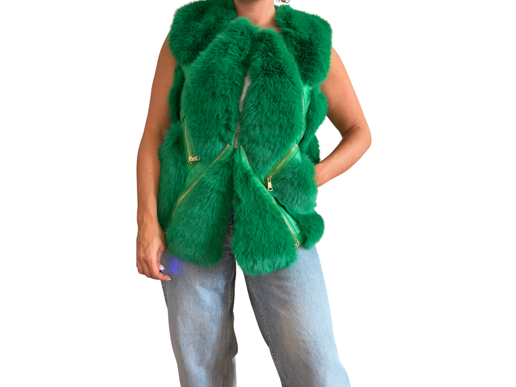 Leilah Faux Fur Vest