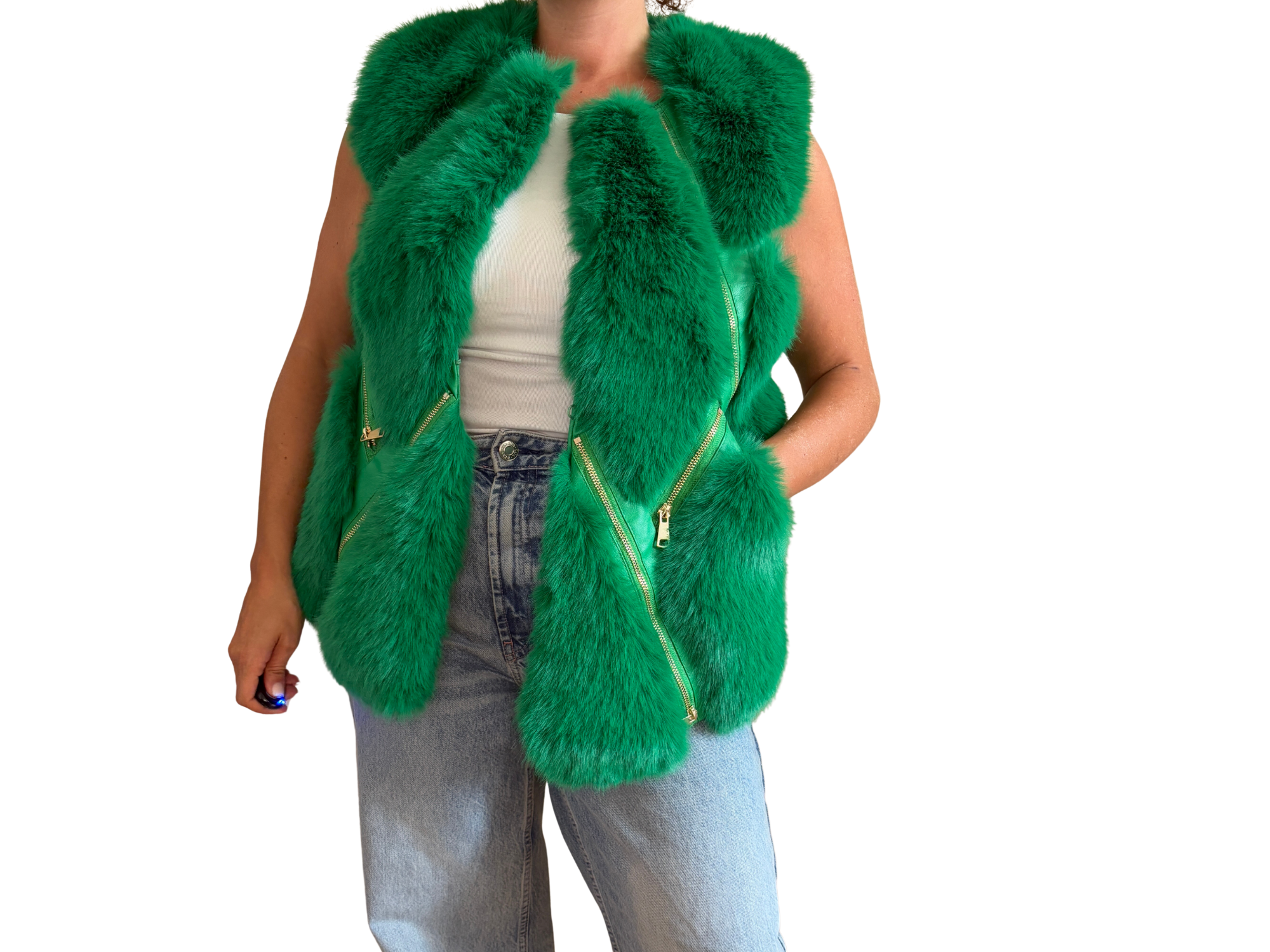 Leilah Faux Fur Vest