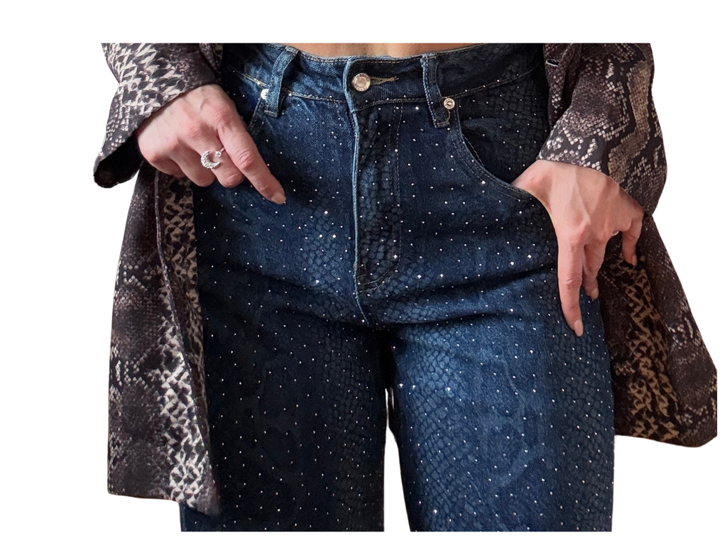 Diamond Python Denim 🐍💎