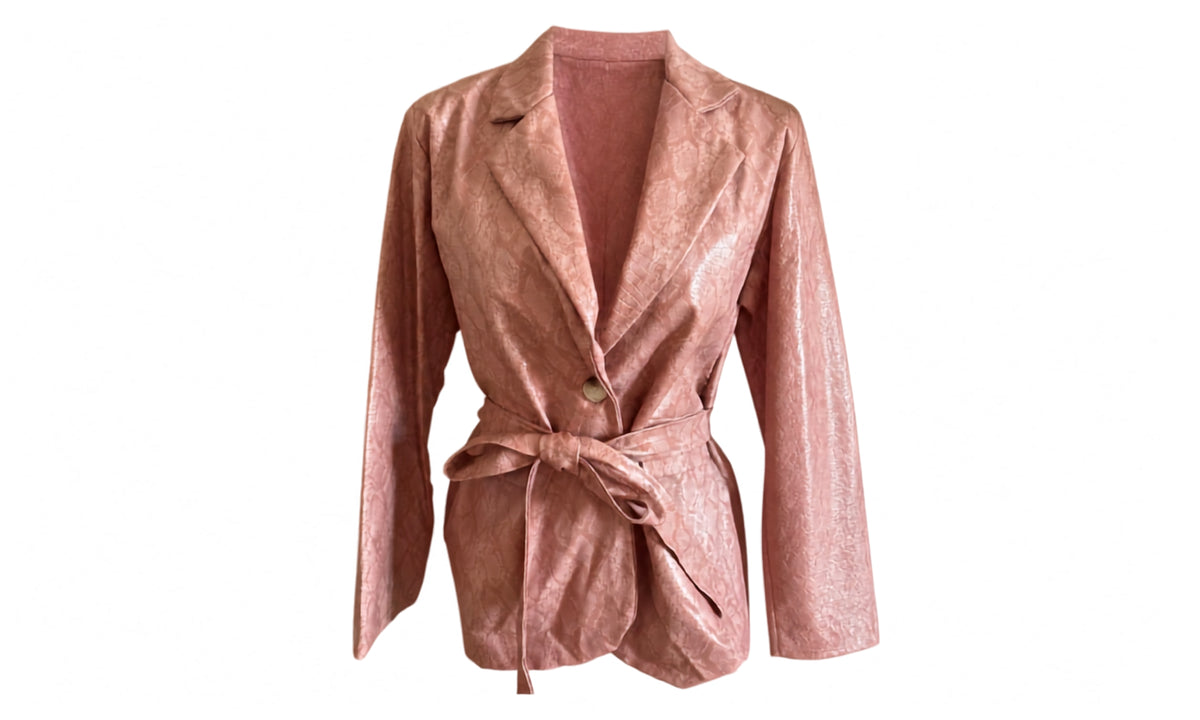 🐍 Python Belted Blazer