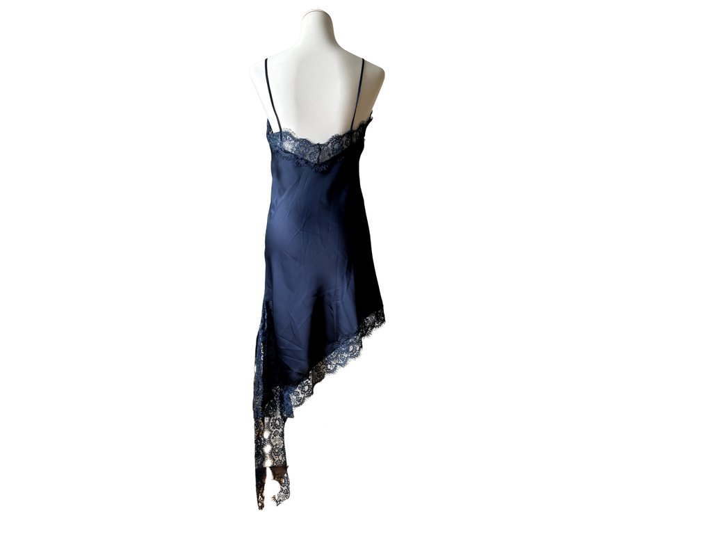 Clara Satin Lace Dress