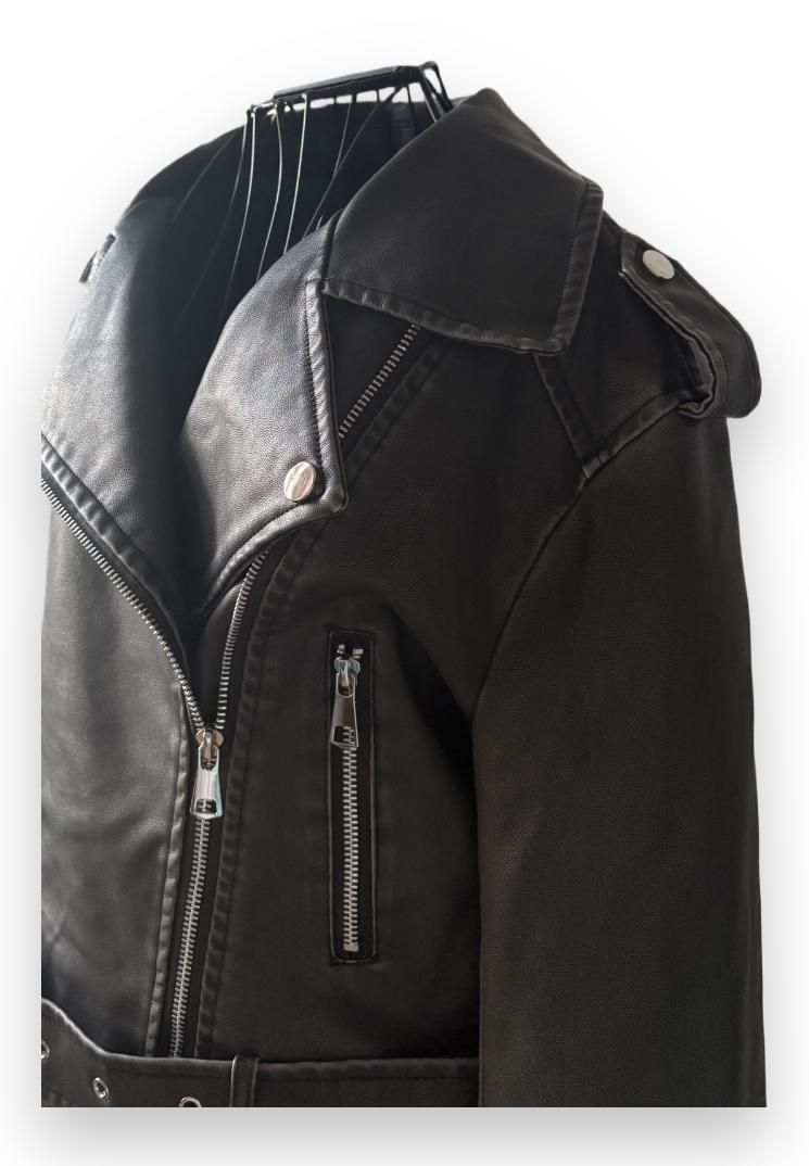 Vintage-Inspired Faux Leather Jacket – Premium Quality – Classic Old-Fashioned Look