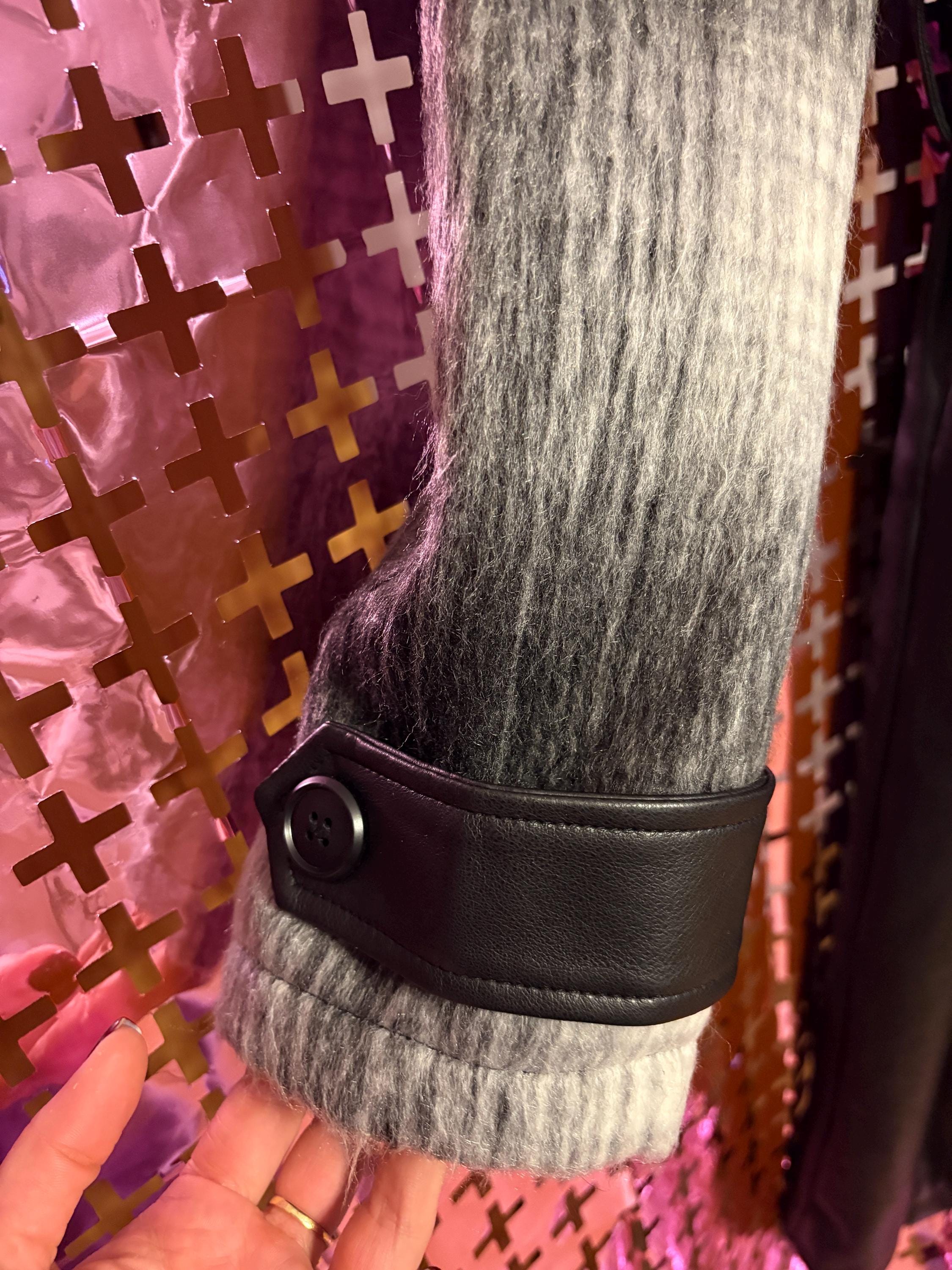 Faux Leather Trench Coat – Made in Italy